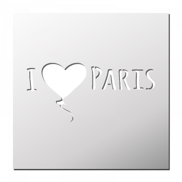 Pochoir J'aime Paris