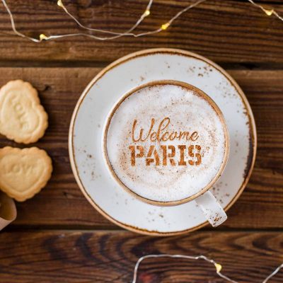 Pochoir Café Welcome Paris
