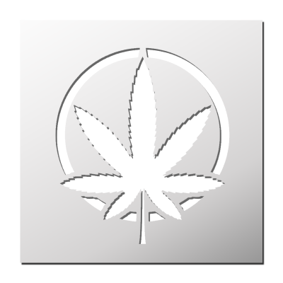 Pochoir Cannabis