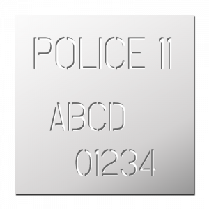 Police 11 (Lettres et Chiffres)