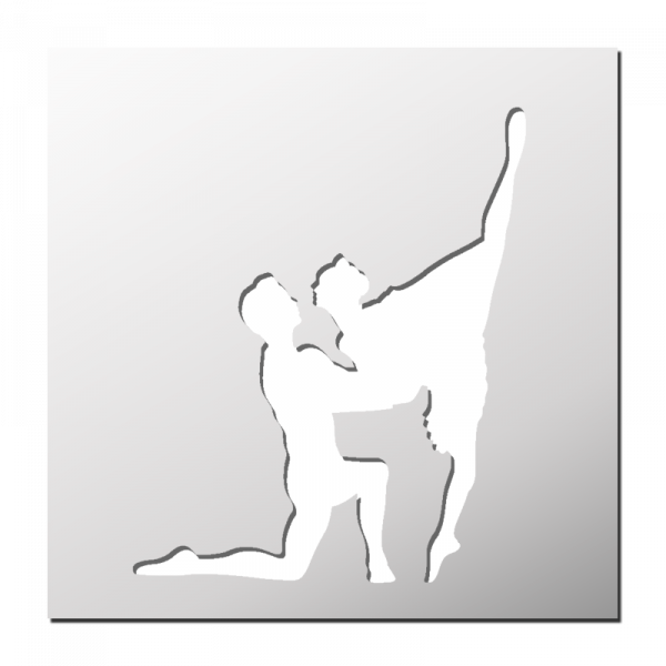 Pochoir Danseurs